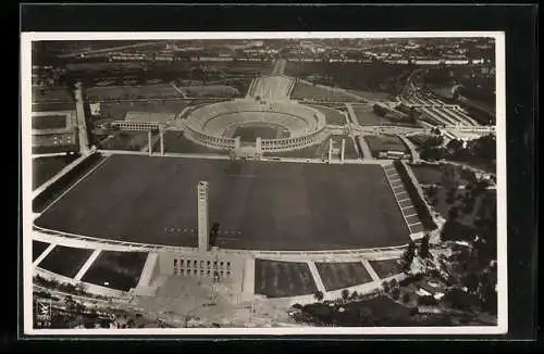 AK Berlin, Reichssportfeld, Olympia-Stadion, Gesamtansicht