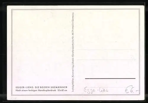 Künstler-AK Albin Egger-Lienz: Die beiden Säemänner