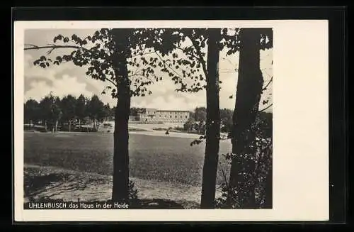 AK Uhlenbusch / Harburg, Das Haus in der Heide