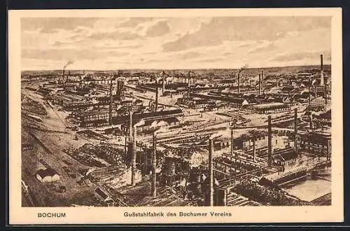 AK Bochum, Gussstahlfabrik des Bochumer Vereins