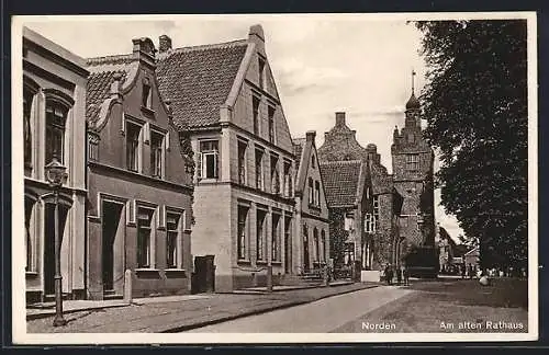 AK Norden / Ostfriesland, Am alten Rathaus