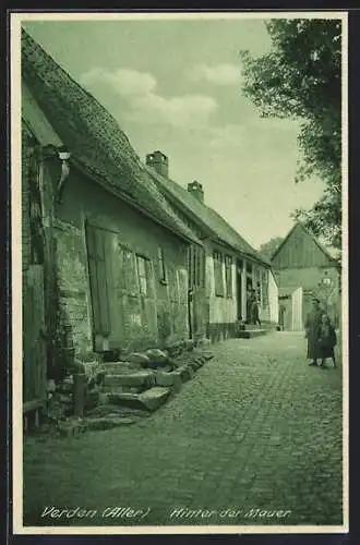 AK Verden /Aller, Hinter der Mauer