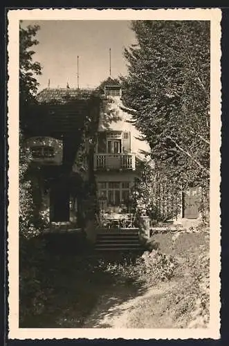 AK Breitbrunn /Ammersee, Villa mit kleiner Terrasse