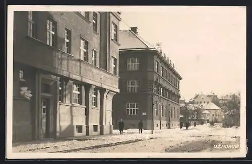 AK Uzhorod, Strassenpartie im Winter