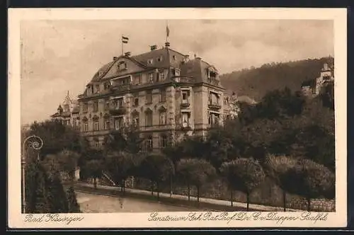 AK Bad Kissingen, Sanatorium Prof. von Dapper-Saalfels