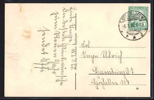 AK Stadthagen, Rathaus mit Gasthaus Ratskeller