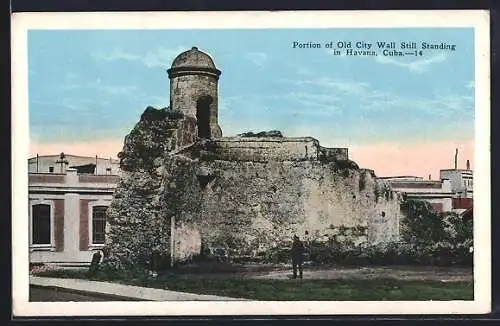 AK Havana, Portion of Old City Wall