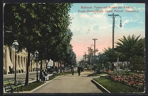 AK Habana, Paseo del Prado por Payret