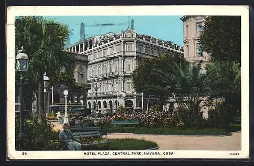 AK Havana, Hotel Plaza, Central Park