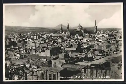 AK Damas, Vue générale du Centre de la ville