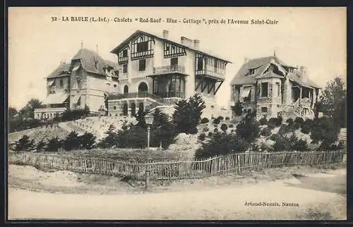 AK La Baule, Chalets Red-Roof, Blue et Cottage près de l`Avenue Saint-Clair