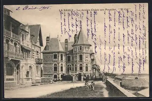 AK La Baule, Les derniers Chalets vers Pornichet, El Cid