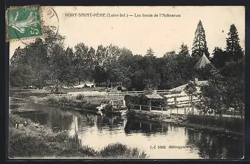 AK Port-Saint-Père, Les bords de l`Acheneau
