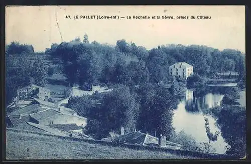 AK Le Pallet, La Rochelle et la Sèvre, prises du Coteau