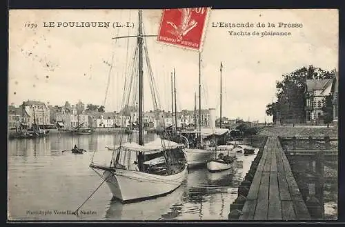 AK Le Pouliguen, L`Estacade de la Presse, Yachts de plaisance