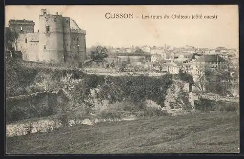 AK Clisson, Les tours du Château, côté ouest