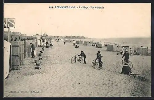 AK Pornichet, La Plage, Vue Générale