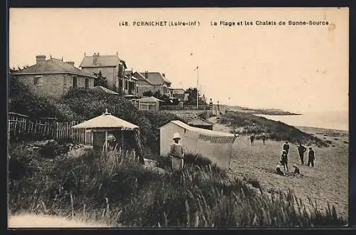 AK Pornichet, La Plage et les Chalets de Bonne-Source