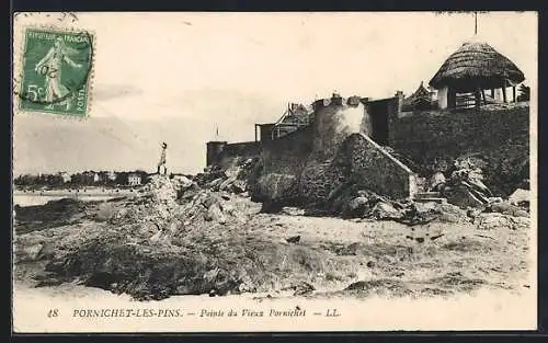 AK Pornichet-les-Pins, Pointe du Vieux Pornichet