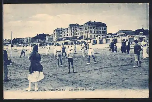 AK Pornichet, Les jeux sur la plage