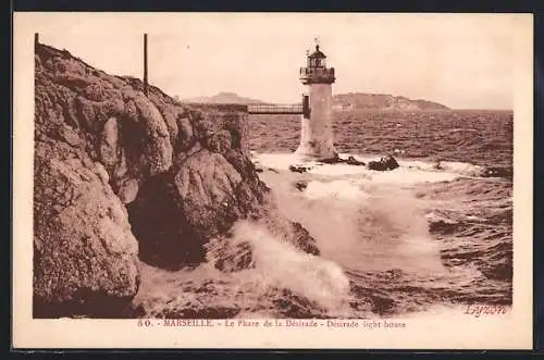 AK Marseille, Le Phare de la Désirade, Leuchtturm