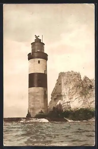 AK The Needles, Lighthouse, Leuchtturm