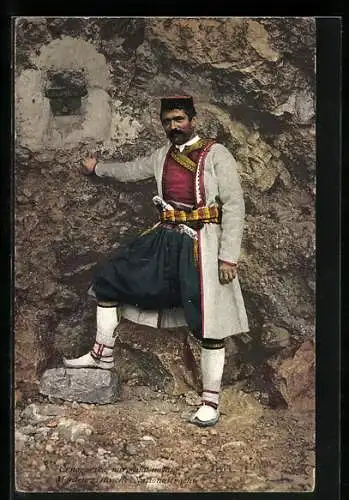 AK Crnogorska narodna nosnja, Montenegrinische Nationaltracht