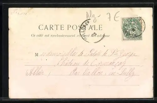 AK Filettes Arabes, Portrait