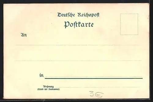 Lithographie Kevelaer, Neue Wallfahrtskirche, Gnadenbild, Kreuzbaum