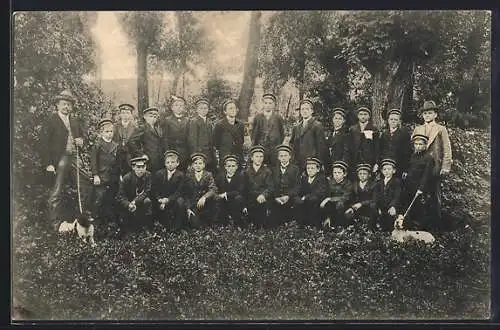 AK Dusslingen, Lehrer-Aspiranten, Gruppenfoto mit Lehrern