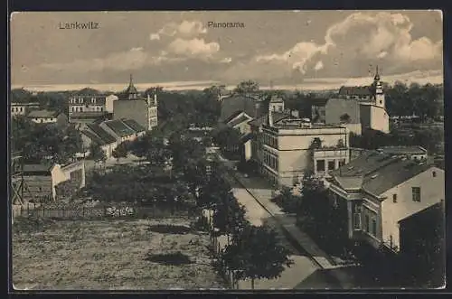 AK Berlin-Lankwitz, Panorama mit Strassenpartie