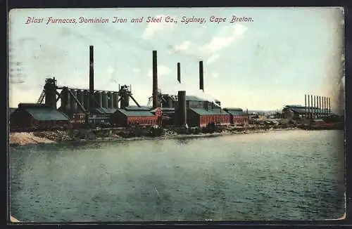 AK Sydney /Cape Breton, Blast Furnaces, Dominion Iron and Steel Co.