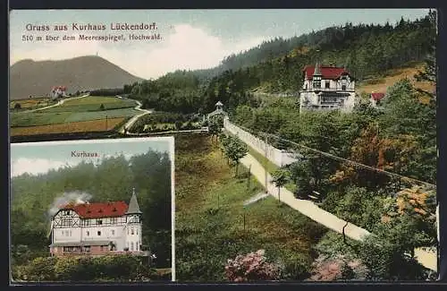 AK Lückendorf, Blick zum Kurhotel