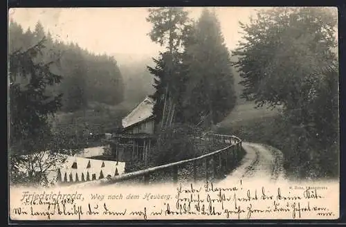 AK Friedrichroda, Weg nach dem Heuberg