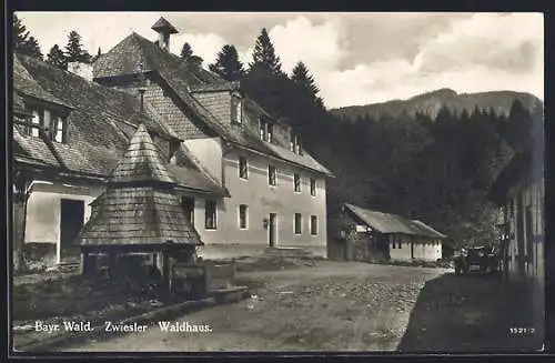 AK Zwiesel / Bayr. Wald, Gasthaus Waldhaus