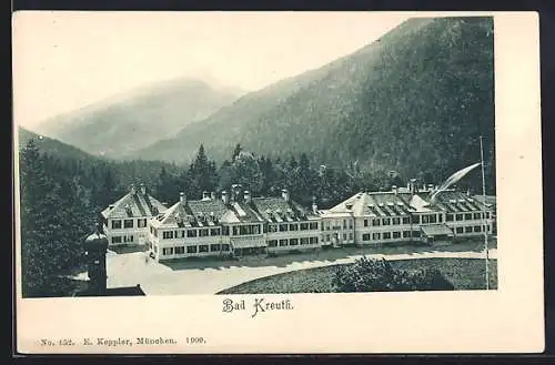 AK Kreuth, Blick auf Sanatorium