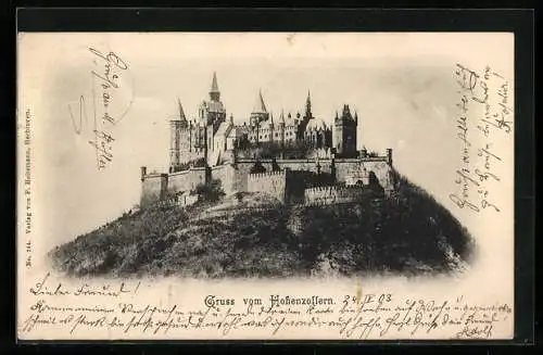 AK Ansicht der Burg Hohenzollern