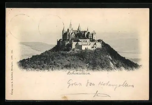 AK Ansicht der Burg Hohenzollern