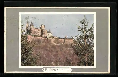 AK Ansicht der Burg Hohenzollern