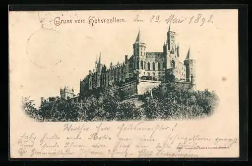 AK Ansicht der Burg Hohenzollern