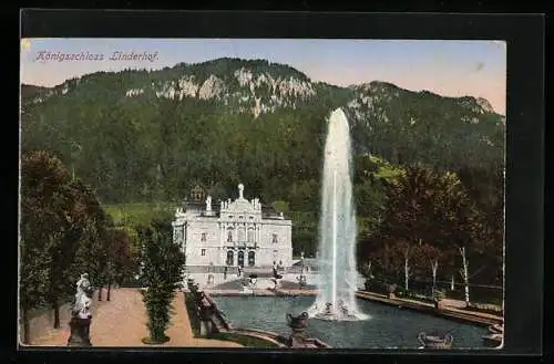 AK Ettal, Königsschloss Linderhof