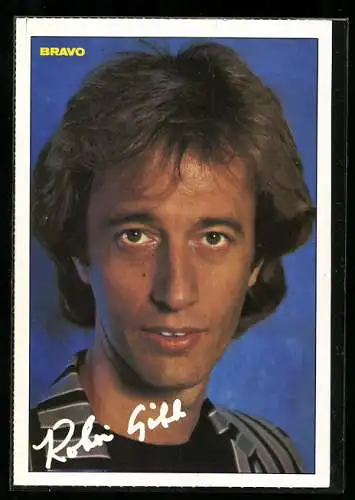 AK Robin Gibb im Portrait