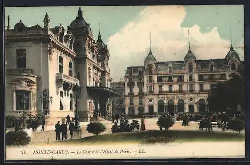 AK Monte-Carlo, Le Casino et l`Hotel de Paris