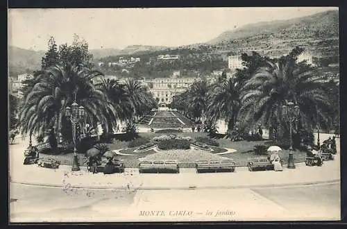 AK Monte-Carlo, Les jardins