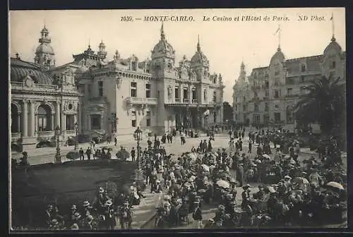 AK Monte-Carlo, Le Casino et l`Hotel de Paris