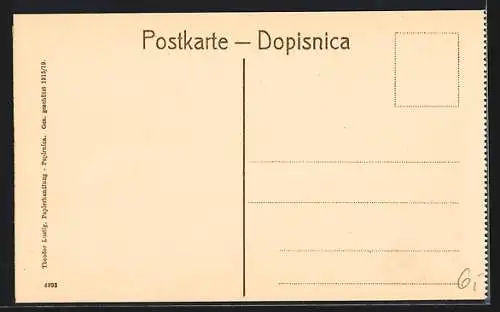 AK Tuzla, Mahala, Ortsansicht mit Bergpanorama