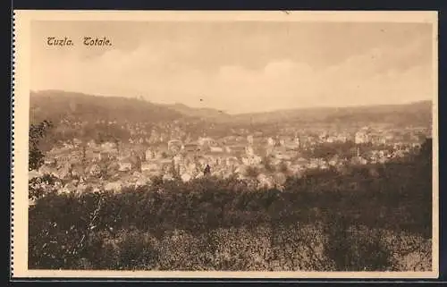 AK Tuzla, Totalansicht aus der Vogelschau