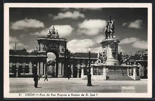 AK Lisboa, Arco da Rua Augusta & Estátua de D. José I