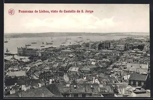 AK Lisboa, Panorama visto do Castello de S. Jorge