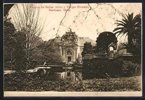 AK Santiago, Palacio de Bellas Artes y Parque Forestal